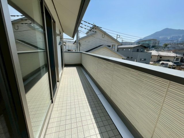 －三丁目不動産-　秩父市東町　積水ハウス施工のバルコニー