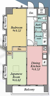 【間取り】 | 川越市松江町　中古マンション　西武新宿線『本川越駅』徒歩6分　【第一小学区】
