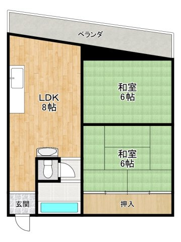 大森マンションの間取り