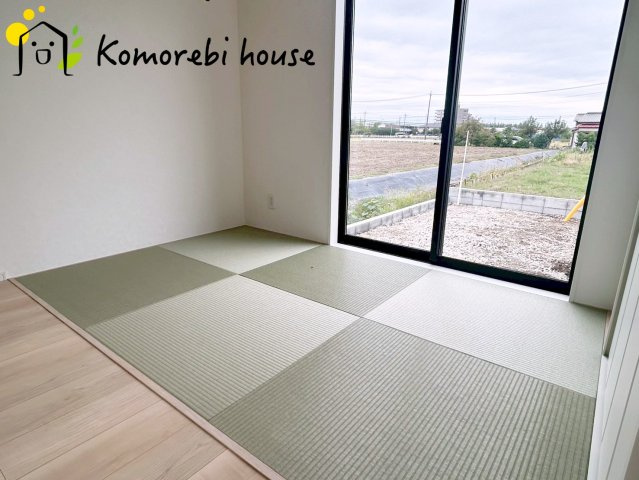 さいたま市西区宝来第1　新築一戸建て　クレイドルガーデン　03の和室|きれいな和室です