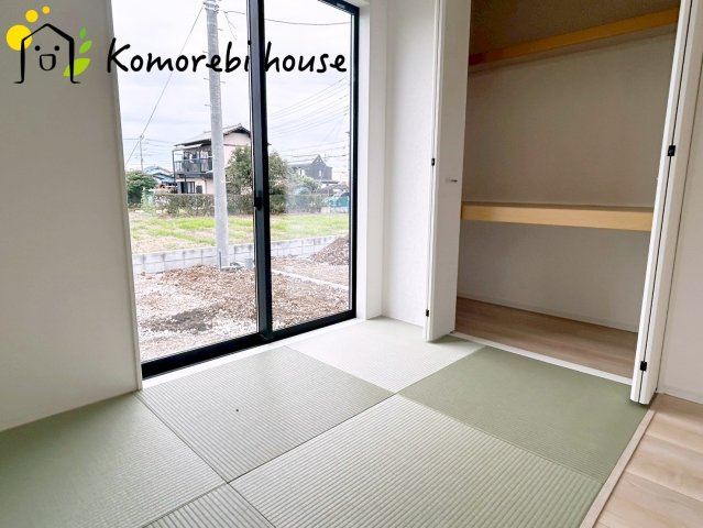 さいたま市西区宝来第1　新築一戸建て　クレイドルガーデン　03の和室|和室、ちょっとしたくつろぎスペースにいかがでしょうか