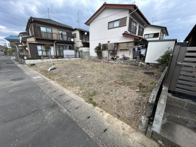 土地　鷺山の前面道路含む現地写真