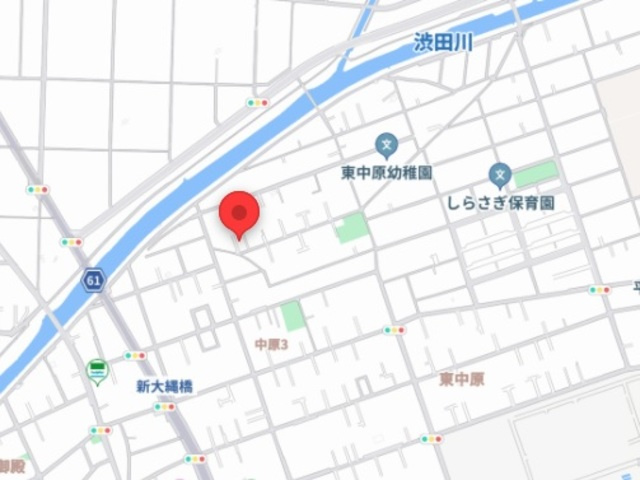 ベルメール湘南の地図