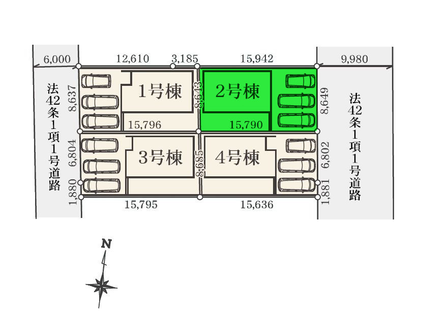 リナージュ前橋市南町2丁目24-1期ー②の画像