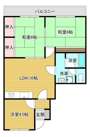 パークサイド青葉の間取り