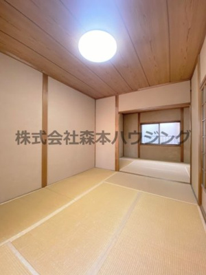 【和室】 | 　上島町39-15テラスハウス | 和室ならではの温かな和の空間で寛ぎの時間を過ごせます
2階