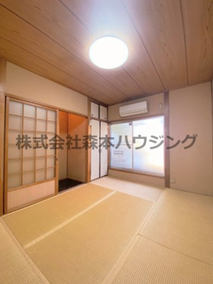 【和室】 | 　上島町39-15テラスハウス | 趣のある和室です
2階