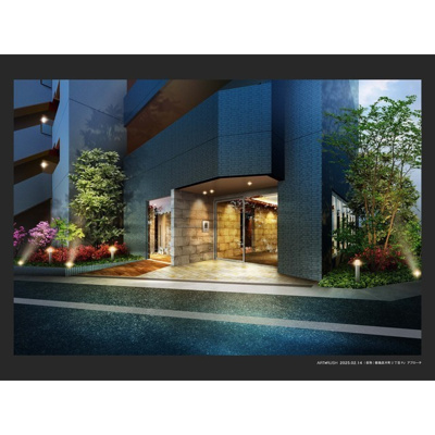 【エントランス】 | ArtizA京橋WEST | 落ち着いたエントランスです