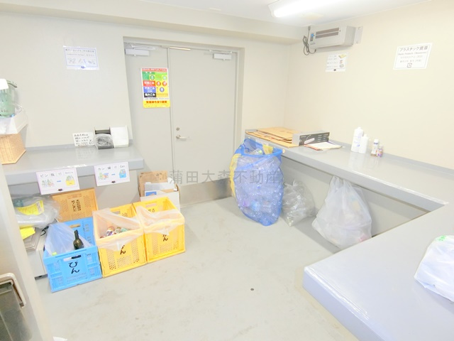 BPRレジデンス大鳥居のその他共用部分|曜日時間関係なくゴミ捨て可能な敷地内ゴミ捨て場！