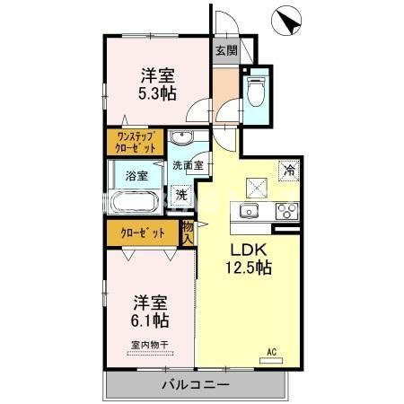 【間取り】 | エスポワール　Ⅰ