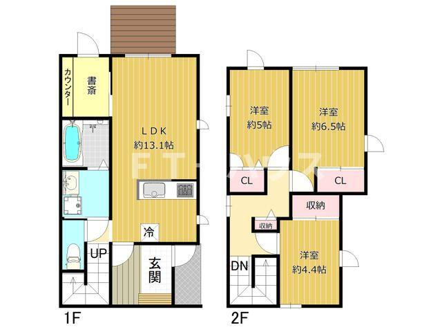 幕張町５丁目戸建ての間取り