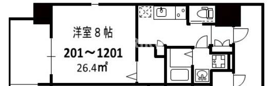 フォレストグレイス城東京橋Ⅰの間取り