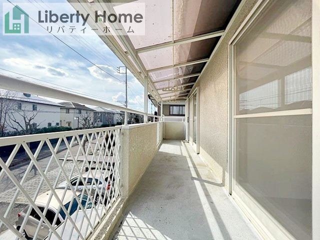 石岡市南台3丁目　中古戸建のバルコニー