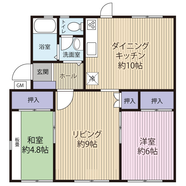間取図です！