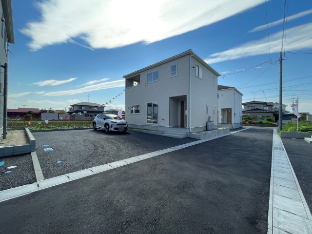 新築戸建・建売　郡山市水門町第1　CRADLE GARDEN　全5棟の駐車場