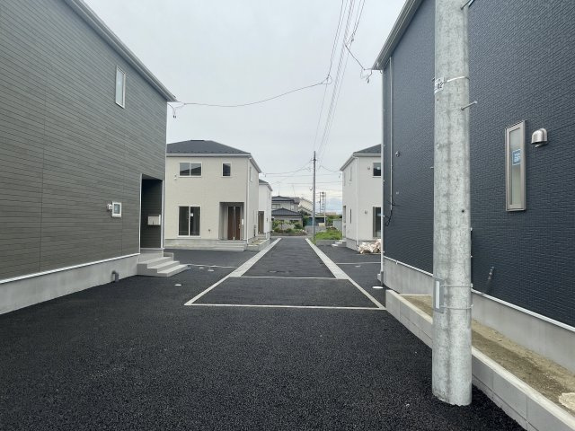 新築戸建・建売　郡山市水門町第1　CRADLE GARDEN　全5棟の前面道路含む現地写真