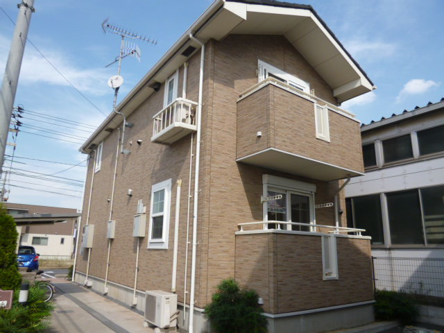 倉敷市中畝２丁目のアパートの外観