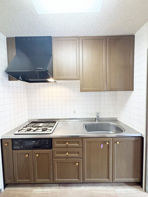 2口ガスコンログリル付のキッチン