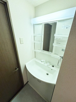 朝の支度も楽々♪シャワー付き洗面台