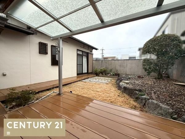 和歌山市新高町　中古戸建の庭