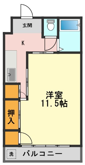 サチ荘の間取り