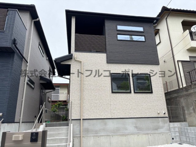 【外観】 | 神戸市須磨区竜が台5丁目　新築戸建２号棟　仲介手数料無料！ | 物件の外観です