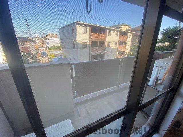 エクセレント丸太のバルコニー