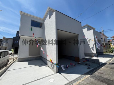 【外観】 | 明石市東野町　新築戸建2号棟　仲介手数料無料！ | 外観です