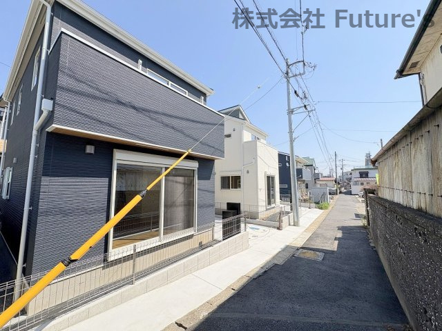 流山市流山3丁目　新築戸建　全2棟　A号棟の前面道路含む現地写真|前面道路含む現地写真です。