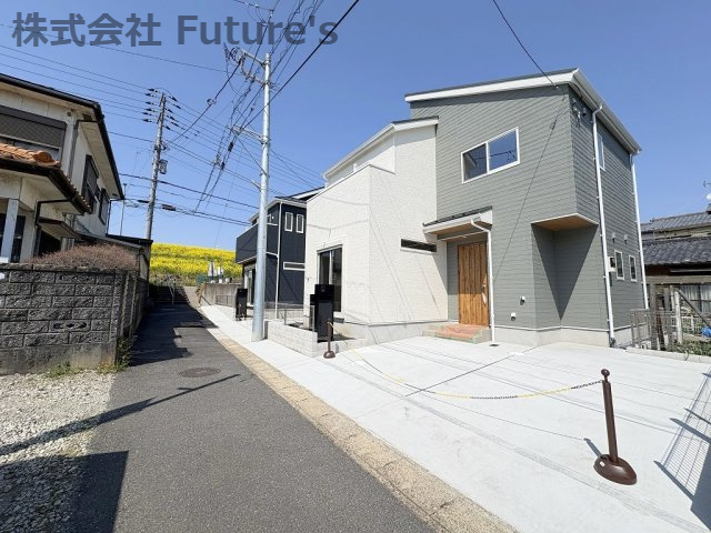 流山市流山3丁目　新築戸建　全2棟　A号棟の前面道路含む現地写真|前面道路含む現地写真です。