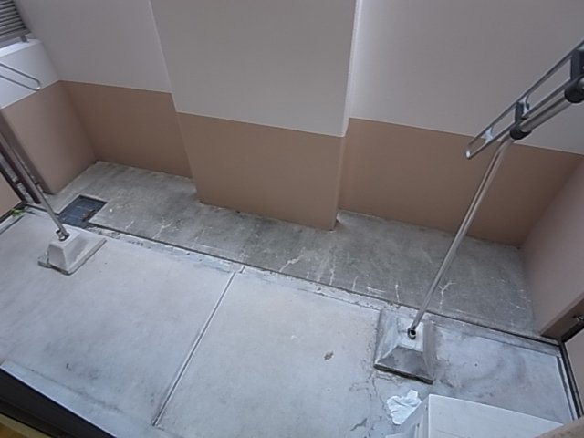 神戸市兵庫区下祇園町の賃貸マンションのバルコニー