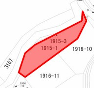 桐生市菱町３丁目土地の区画図