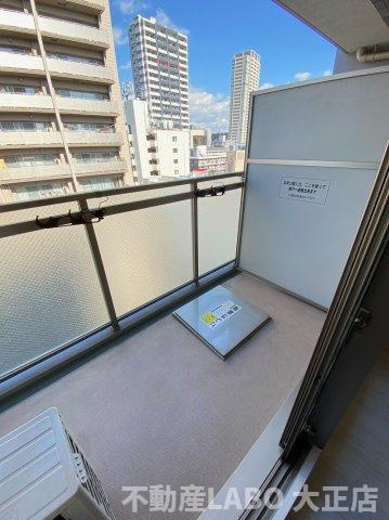 クレビオス南堀江のバルコニー