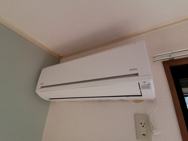 神戸市須磨区多井畑東町のアパートの設備|エアコン