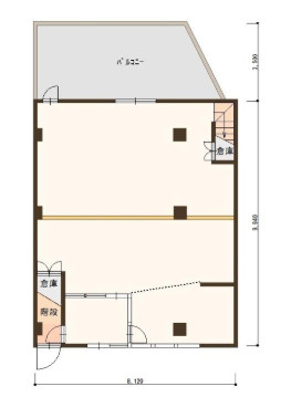 千船駅前貸店舗の間取り|105.36㎡