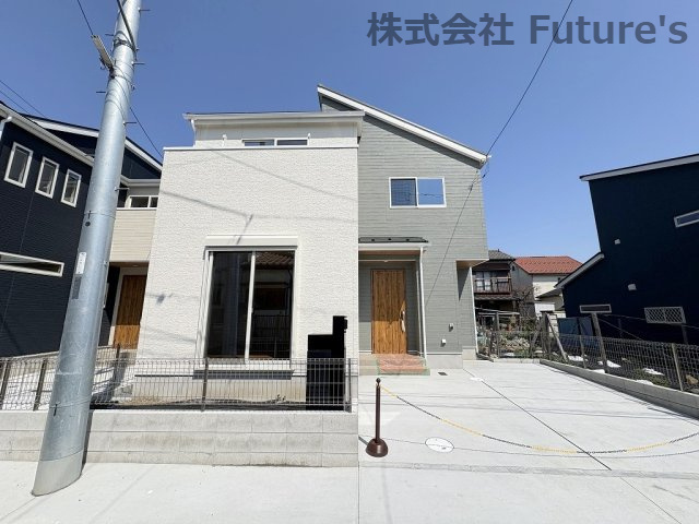 流山市流山3丁目　新築戸建　全2棟　B号棟の外観|子育て世帯に人気の流山エリア！