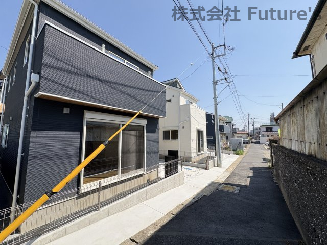 流山市流山3丁目　新築戸建　全2棟　B号棟の前面道路含む現地写真|前面道路含む現地写真です。