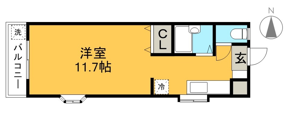 ユニバーシティハウスの間取り