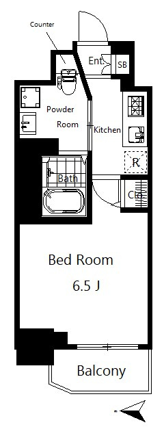 レガリス北千住の間取り