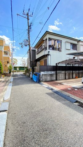 浜甲子園1丁目の前面道路含む現地写真