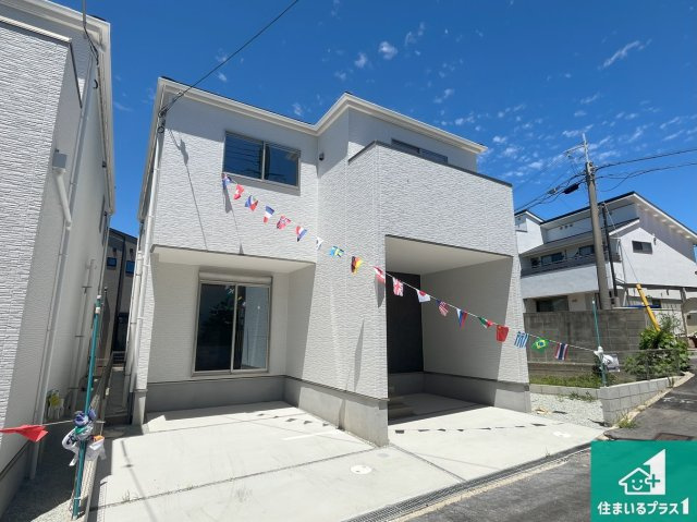 明石市東野町　第1期　新築一戸建ての外観|安心の10年保証！外観を美しく保ち、雨水で汚れを落とします！気になることがありましたら、お気軽にお問い合わせください！