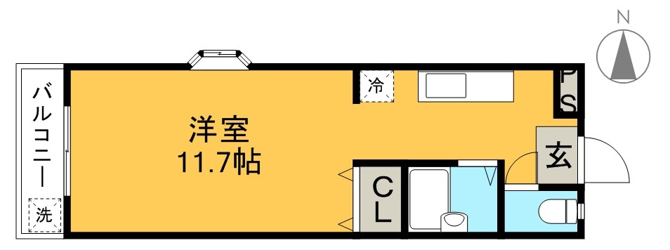 ユニバーシティハウスの間取り