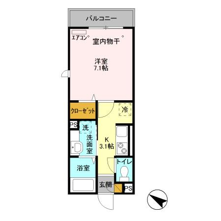 コンフォールドミール北松戸の間取り