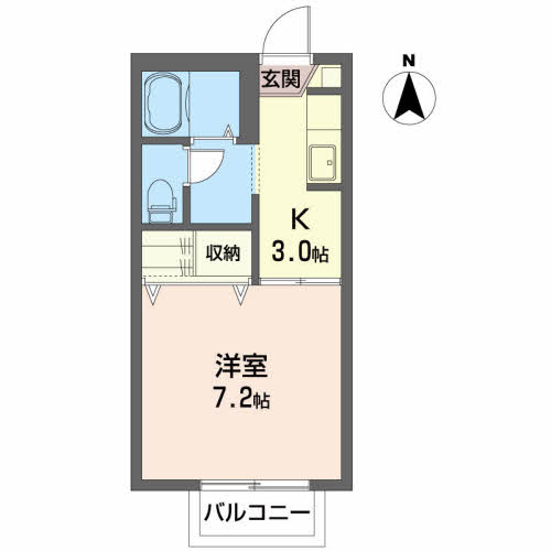 シャーメゾンKの間取り