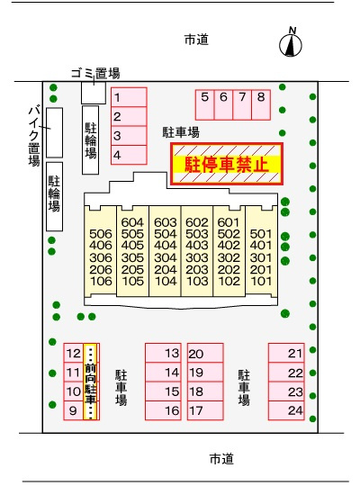 プレインステージの区画図