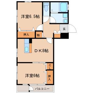 【間取り】 | ミランルージュ・ロワールタウン串良 | ミランルージュ