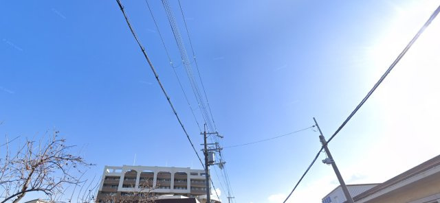 高槻市上本町のアパートの展望