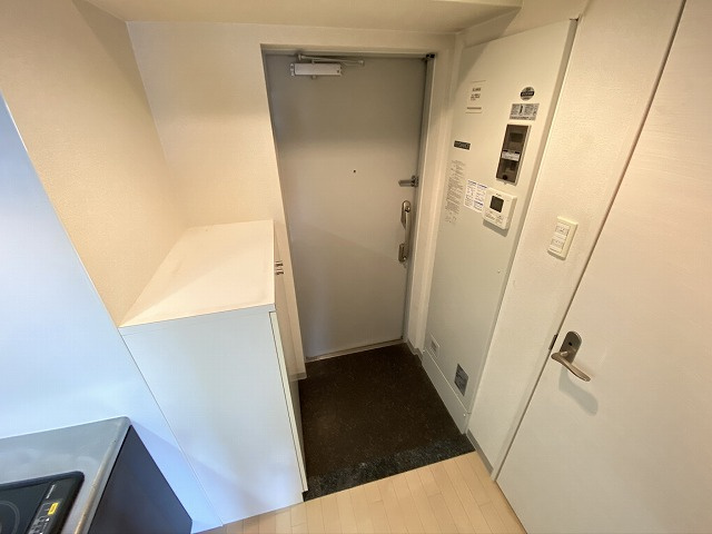 神戸市須磨区大田町４丁目の賃貸マンションの玄関|シューズボックス付き