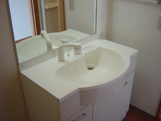 シャン・ド・フルールの洗面所|洗面