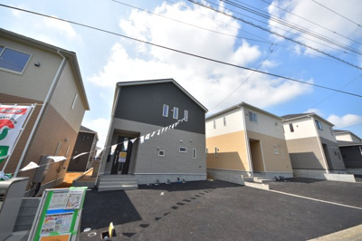 【外観】 | CGかすみがうら市下稲吉第14【全7棟】 | 5号棟外観　7/25撮影　■お客様のご都合に合わせてご案内できますのでお気軽にお問い合わせください。